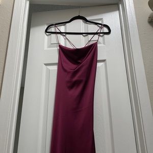 Shein Satin Cami dress, Cut out